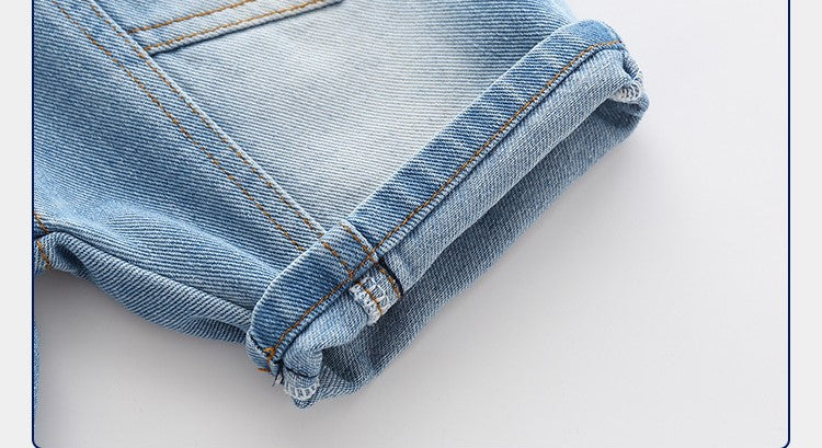 [513314] - Bawahan Pendek / Celana Jeans Anak - Motif Faded Pocket