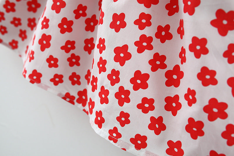 [340143] - Dress Lucu Fashion Anak - Motif Flowering Ribbon
