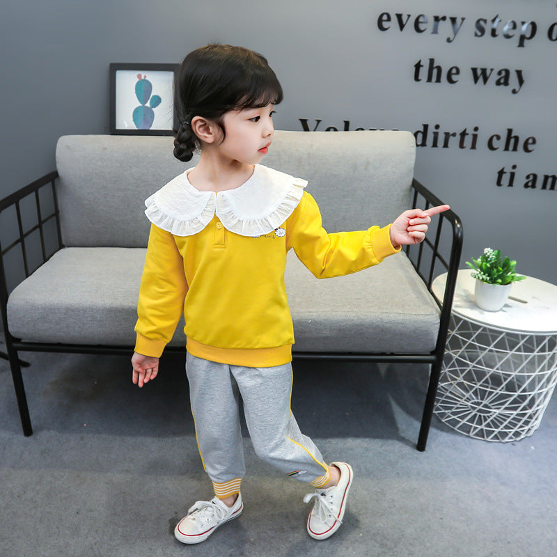 [368526] - Setelan Sweater Anak Fashionable - Motif Rainbow Cloud