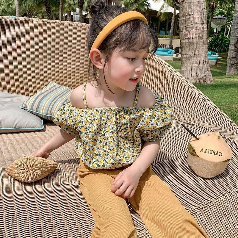 [363489] - Setelan Anak Fashion - Motif Flower Field