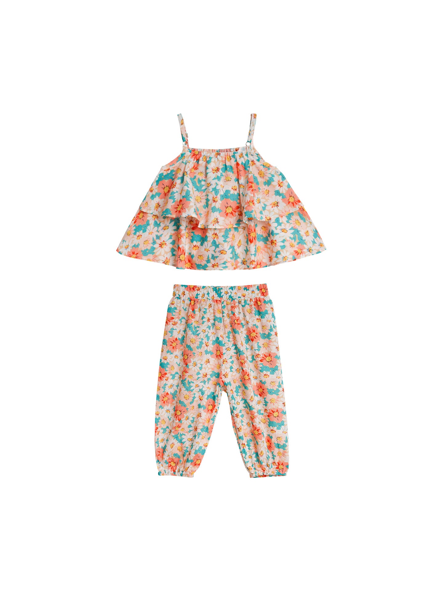 [363463] - Setelan Anak Fashion Trendy - Motif Colorful Flora