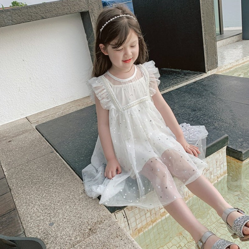 [507446] - Dress Fashion Anak Perempuan - Motif Glitter Spots