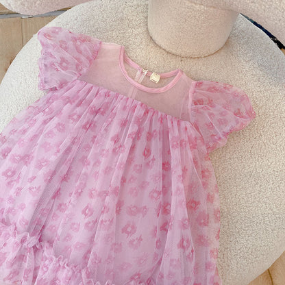 [363509] - Dress Anak Fashion Import - Motif Tiny Blossom