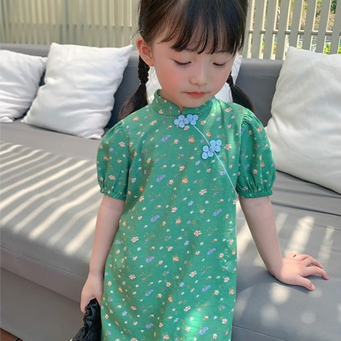 [507449] - Dress Fashion Anak Perempuan - Motif Simple Color