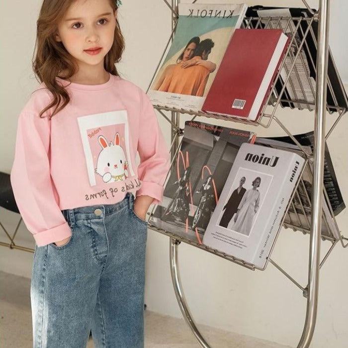 [507523] - Bawahan / Celana Panjang Anak Perempuan - Motif Plain Jeans