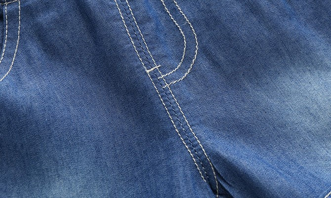 [513376] - Bawahan Pendek / Celana Jeans Anak - Motif Pouch Sign