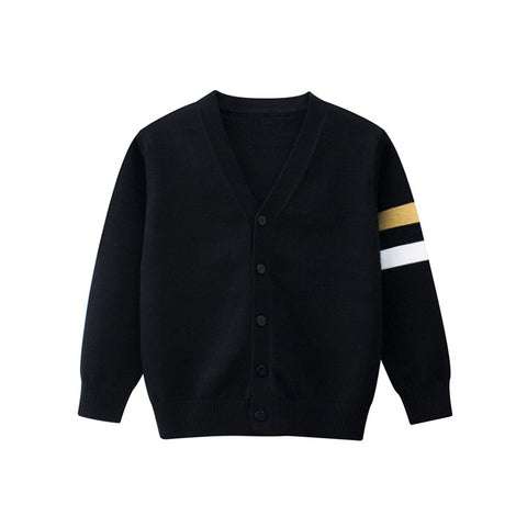 [121317] - Atasan Jaket Cardigan Style Santai Anak - Motif Plain Collor