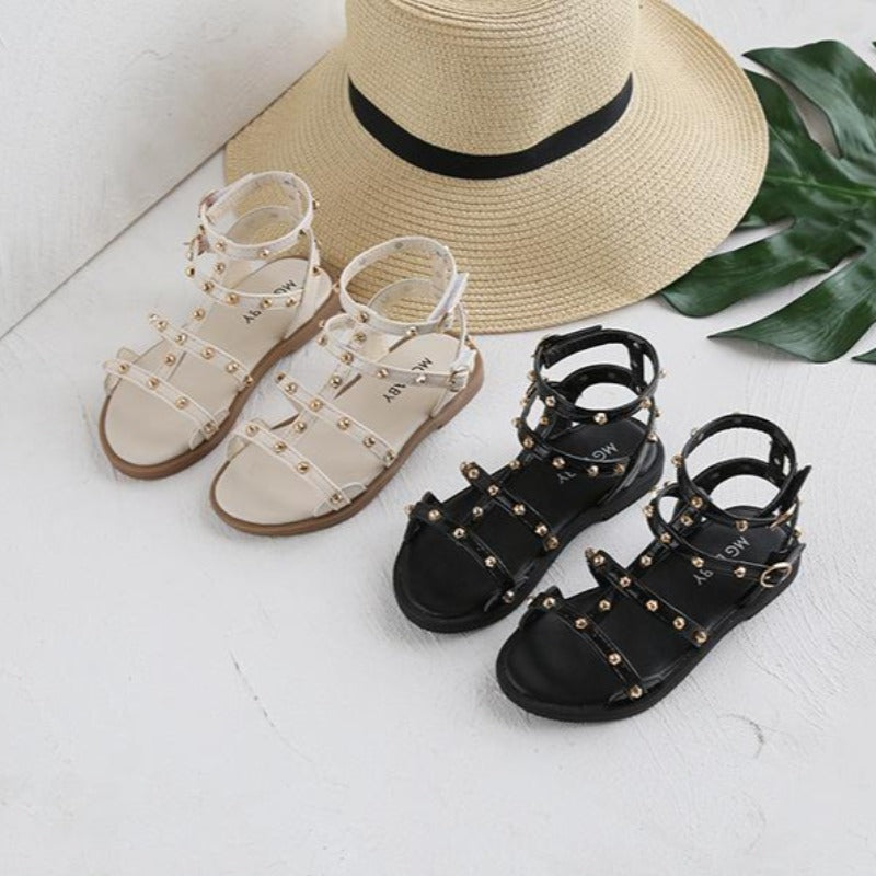 [381151] - Sepatu Sandal Tali Trendy Anak Import - Motif Jewelry Strap