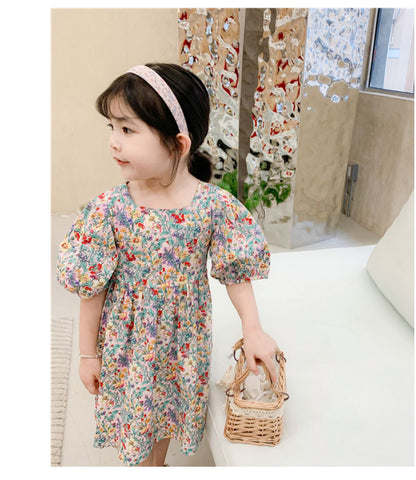[507244] - Dress Fashion Anak Perempuan Import - Motif Various Colors