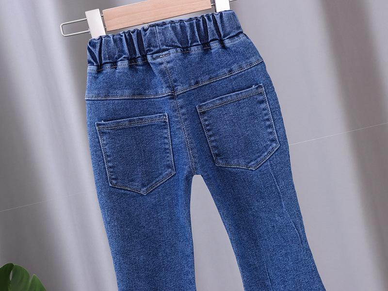 [102322] - Bawahan Jeans / Celana Panjang Anak - Motif Beautiful Butterfly 3D