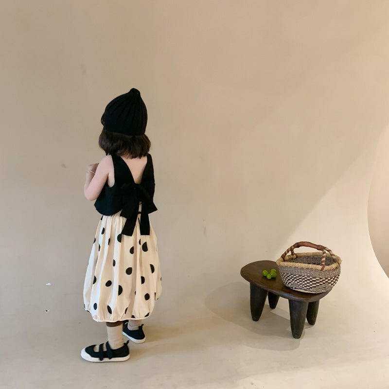 [507482] - Setelan Ootd Anak Perempuan - Motif Big Circle