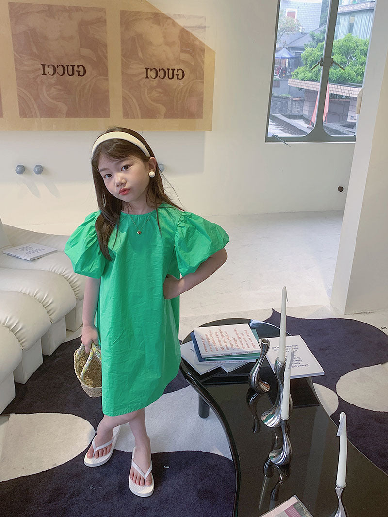 [507580] - Dress Anak Perempuan - Motif Inflated Arms