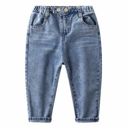 [119252] - Celana Jeans Keren Anak Import - Motif Slim Straight