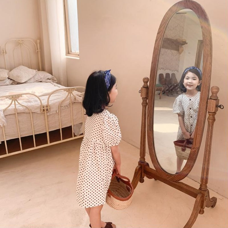 [507295] - Dress Fashion Anak Perempuan - Motif Freckles