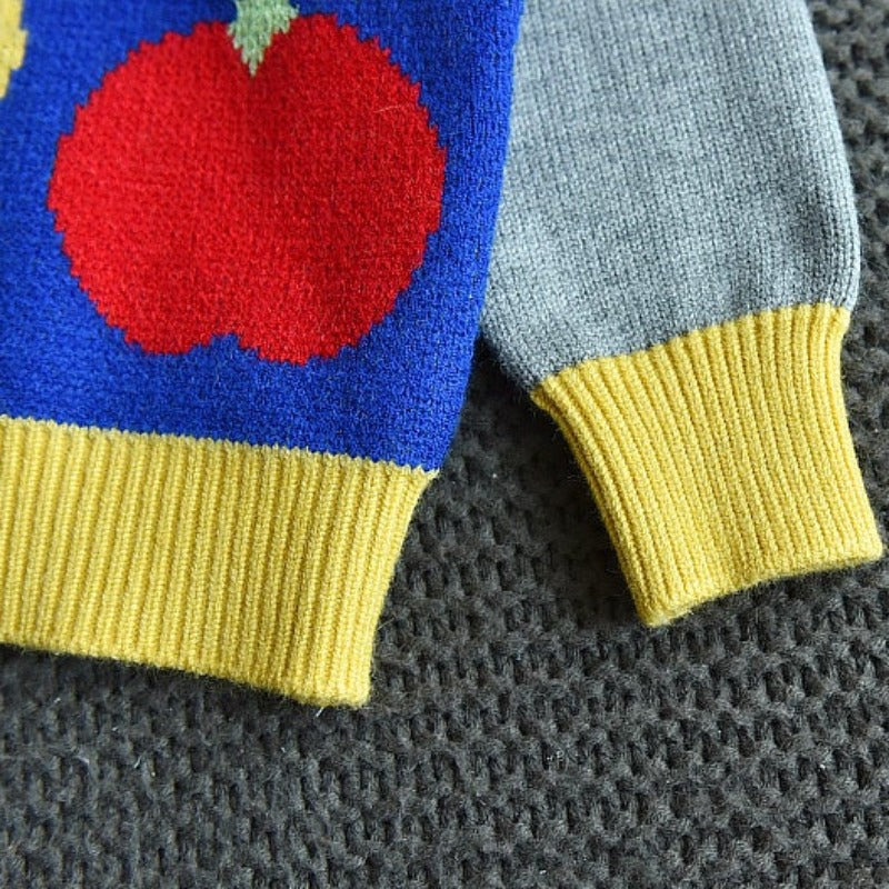 [363404] - Setelan Ootd Model Sweater Fashion Anak Perempuan Import - Motif Unique Color