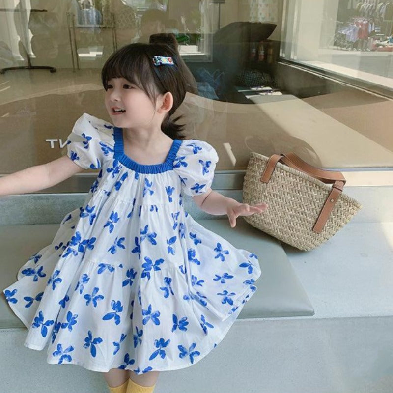 [507473] - Dress Fashion Anak Perempuan Import - Motif Little Butterfly