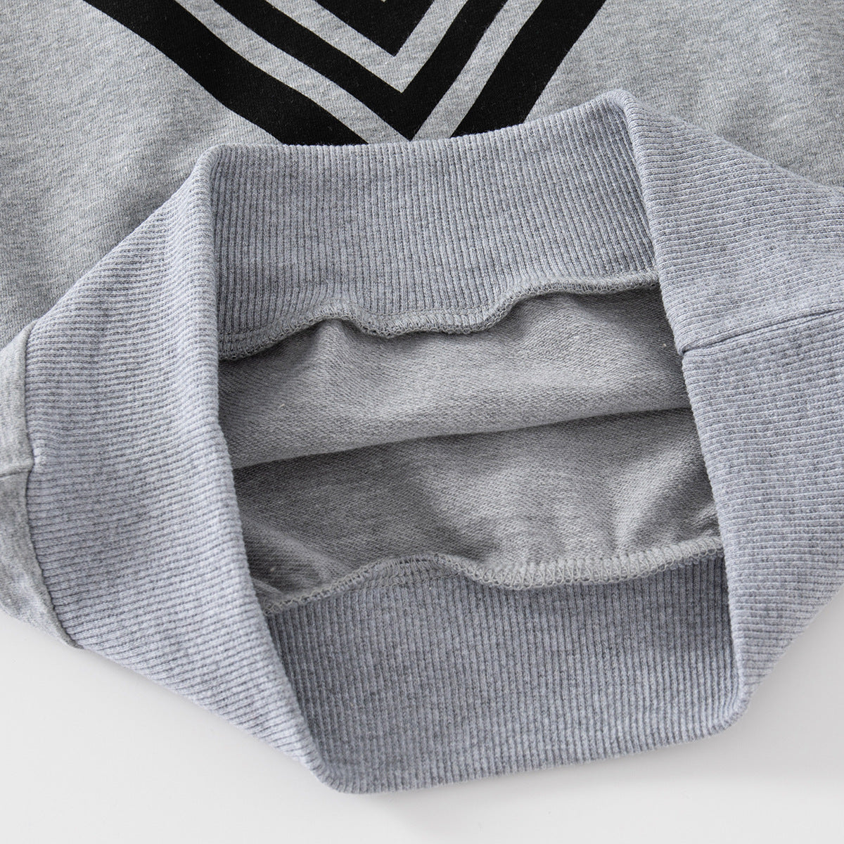 [513656] - Setelan Sweater Crewneck Celana Jogger Anak Laki-Laki - Motif Sharp Line