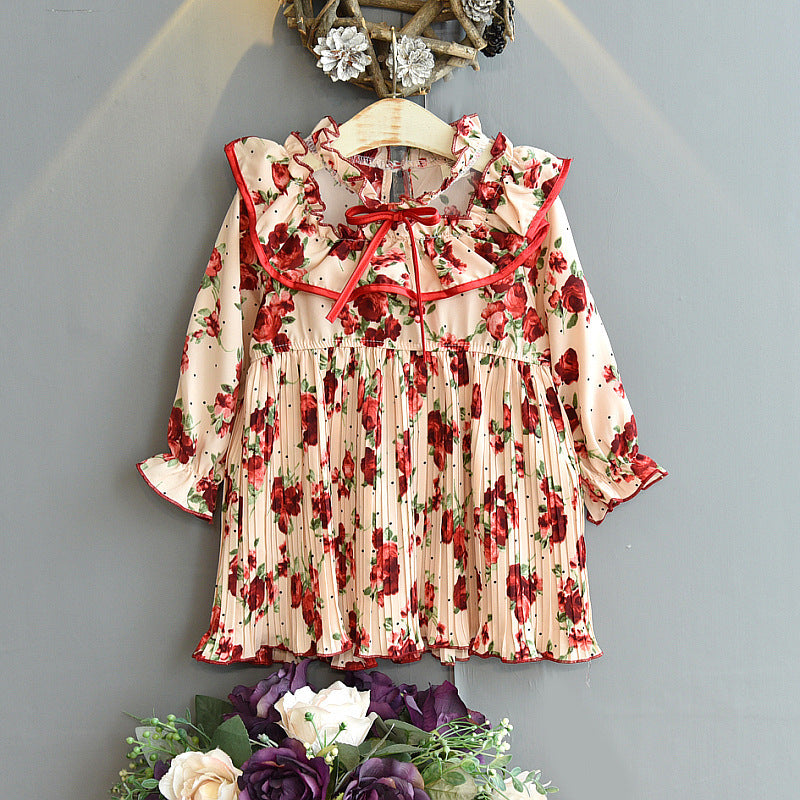 [363406] - Dress Oriental Fashion Anak Perempuan Cewek - Motif Beautiful Flower