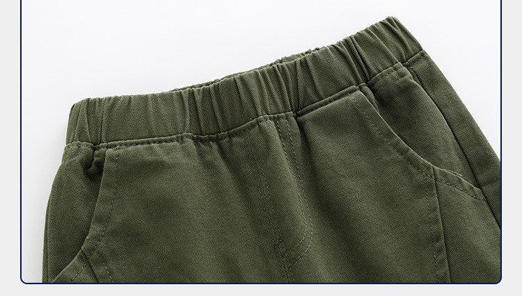 [513257] - Bawahan Trendy Celana Chino Anak Import - Motif Crossing Line