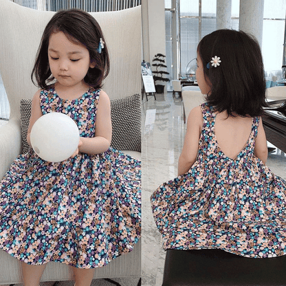 [507257] - Dress Fashion Anak Perempuan - Motif Flower Sprinkle