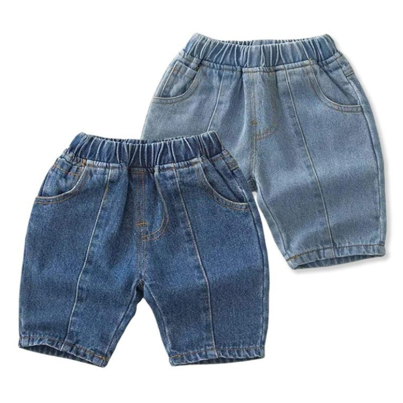 [513318] - Bawahan Pendek / Celana Jeans Anak - Motif Jeans Line