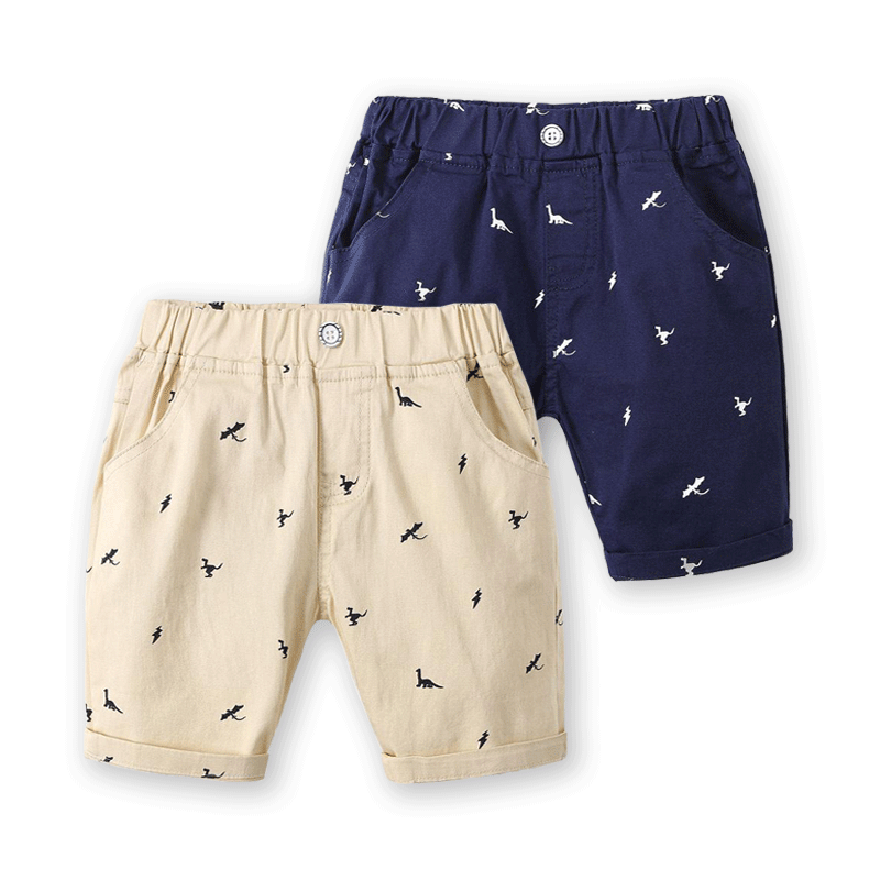 [513296] - Bawahan Pendek / Celana Style Santai Anak - Motif Dino Mini