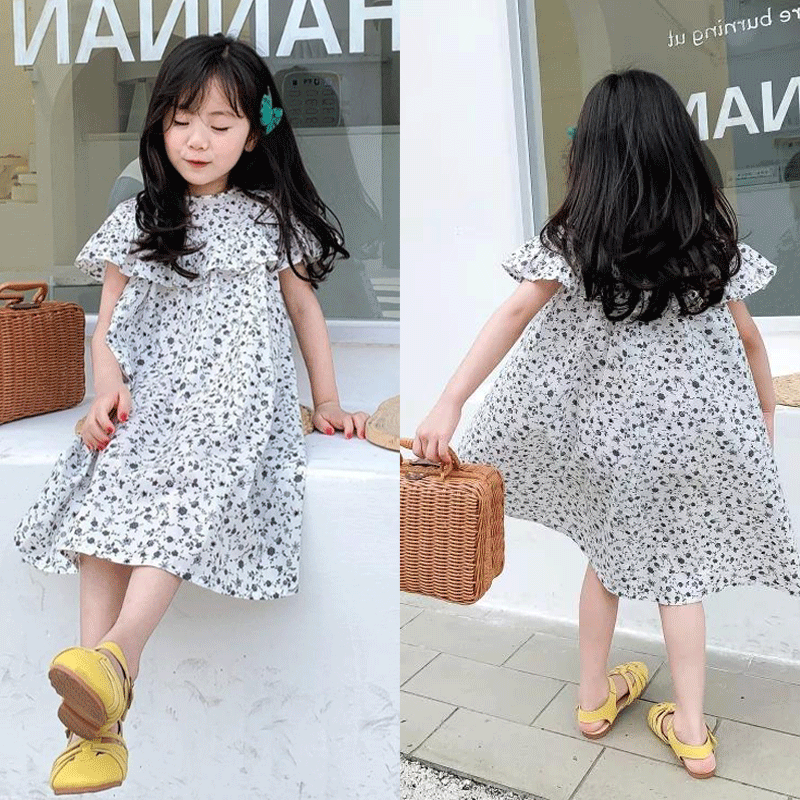[507331]- Dress Fashion Anak Perempuan - Motif Unique Lace