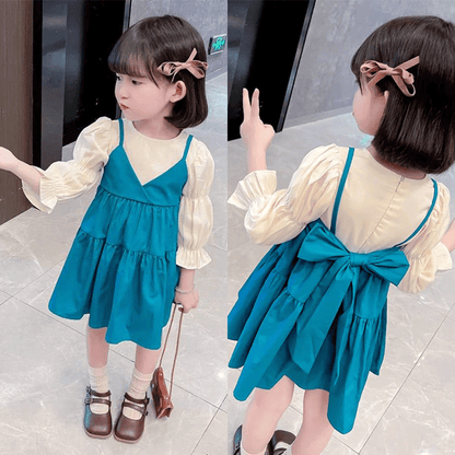 [363408] - Dress Fashionable Anak Perempuan - Motif Plain Color