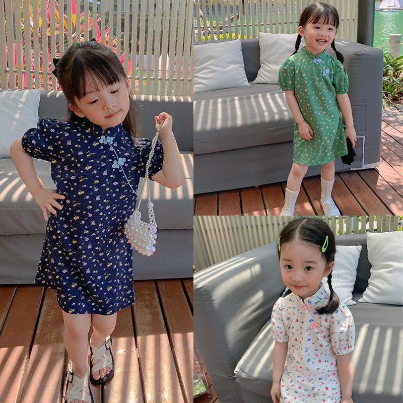 [507449] - Dress Fashion Anak Perempuan - Motif Simple Color