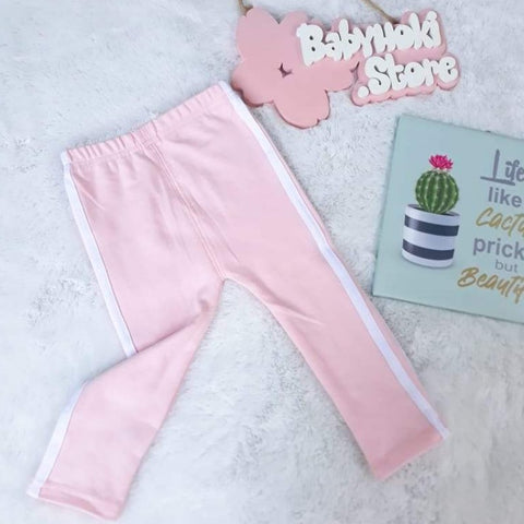 [102256-PINK] - Celana Jogger Anak / Celana Training Anak - Motif Solid Color