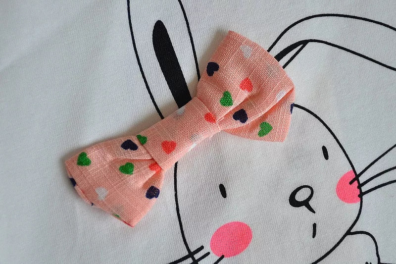 [363286-PINK] - Setelan Modis Anak Perempuan - Motif 3D Ribbon Rabbit