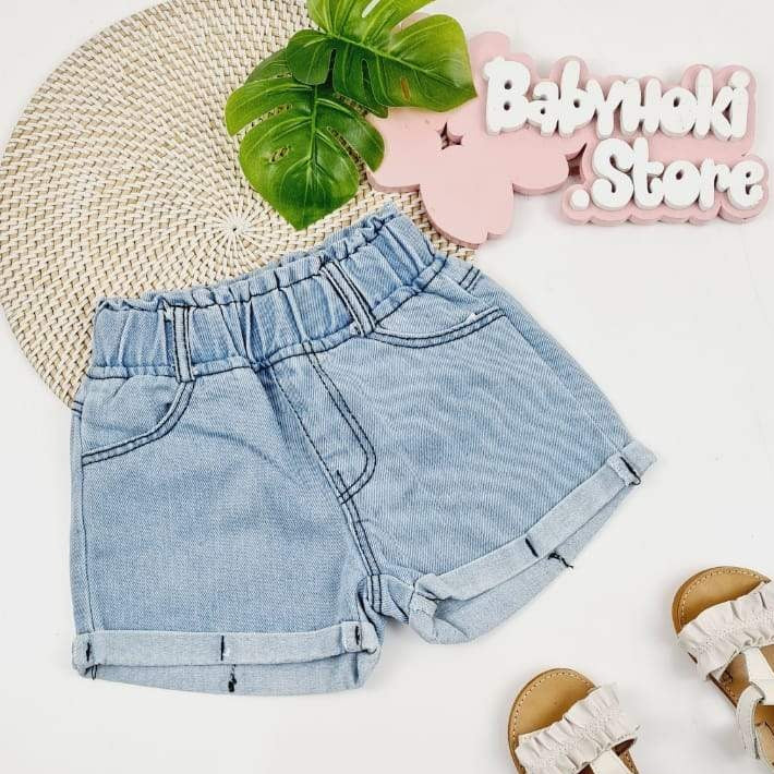 [508136] - Celana Jeans Anak Kekinian - Motif Lower Fold