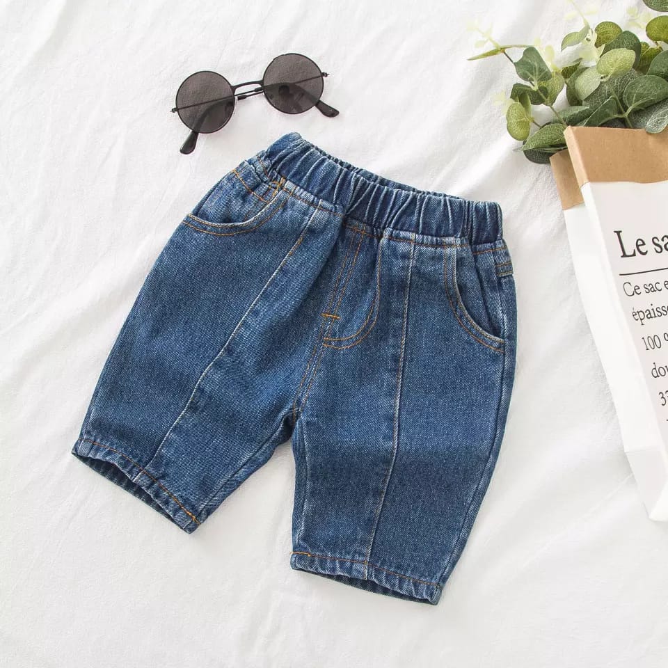 [513318] - Bawahan Pendek / Celana Jeans Anak - Motif Jeans Line