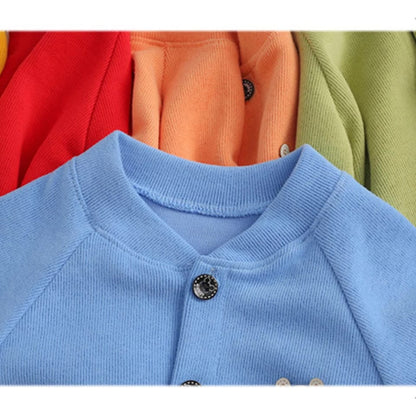 [514104] - Atasan Cardigan Fashion Anak Import - Motif Rainbow