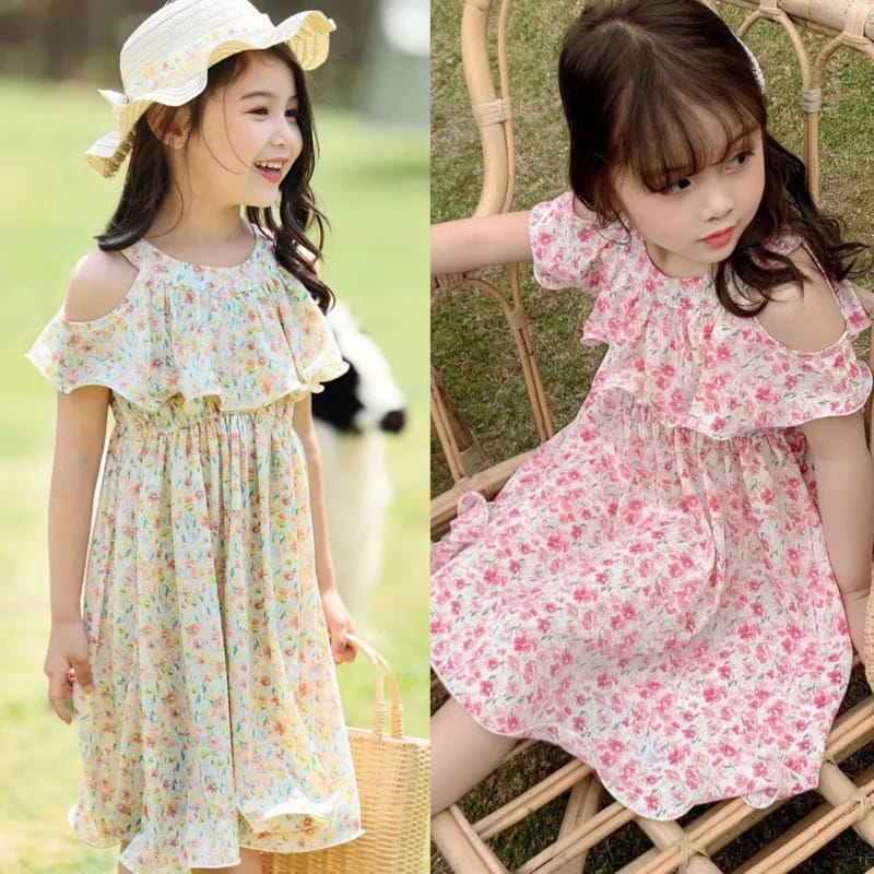 [507245] - Dress Fashion Anak Perempuan - Motif Little Flowers