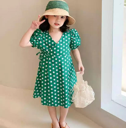 [507262] - Dress Fashion Anak Perempuan Import - Motif Sprinkles
