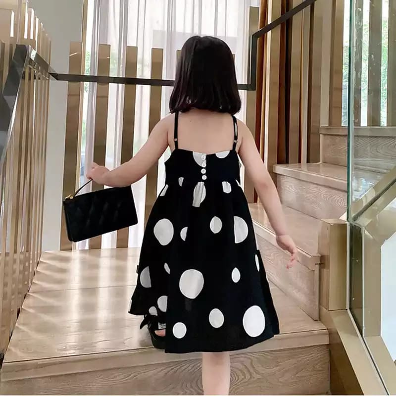 [507268] - Dress Fashion Anak Perempuan Import - Motif Great Spots