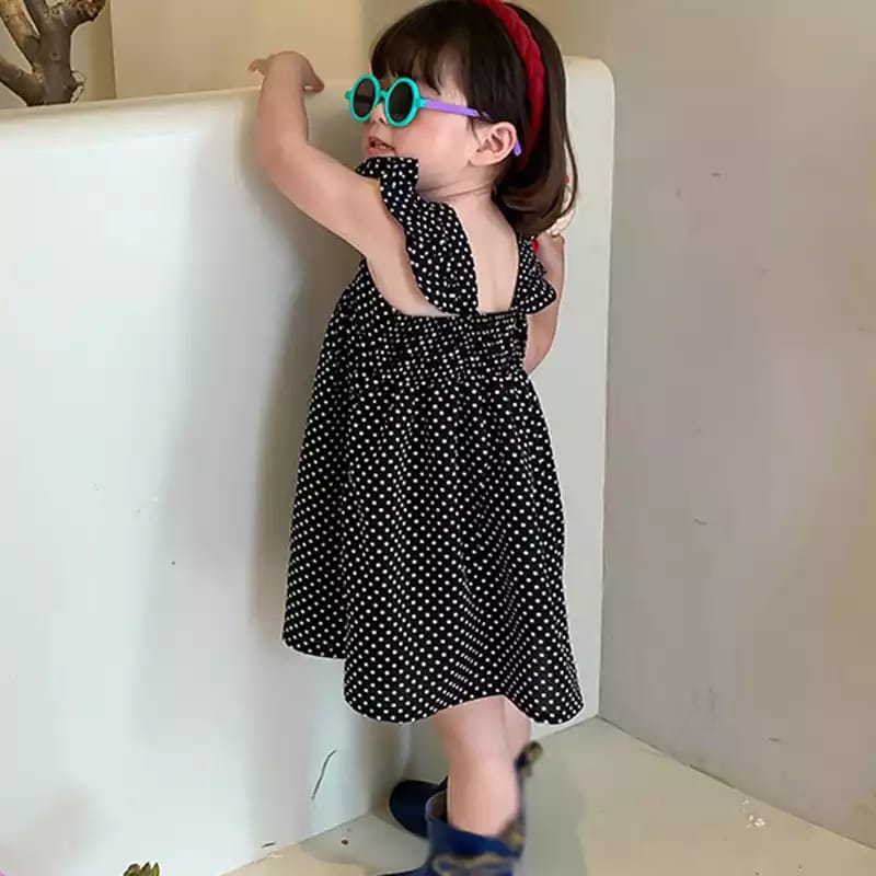 [507273] - Dress Fashion Anak Perempuan - Motif Fine Spots