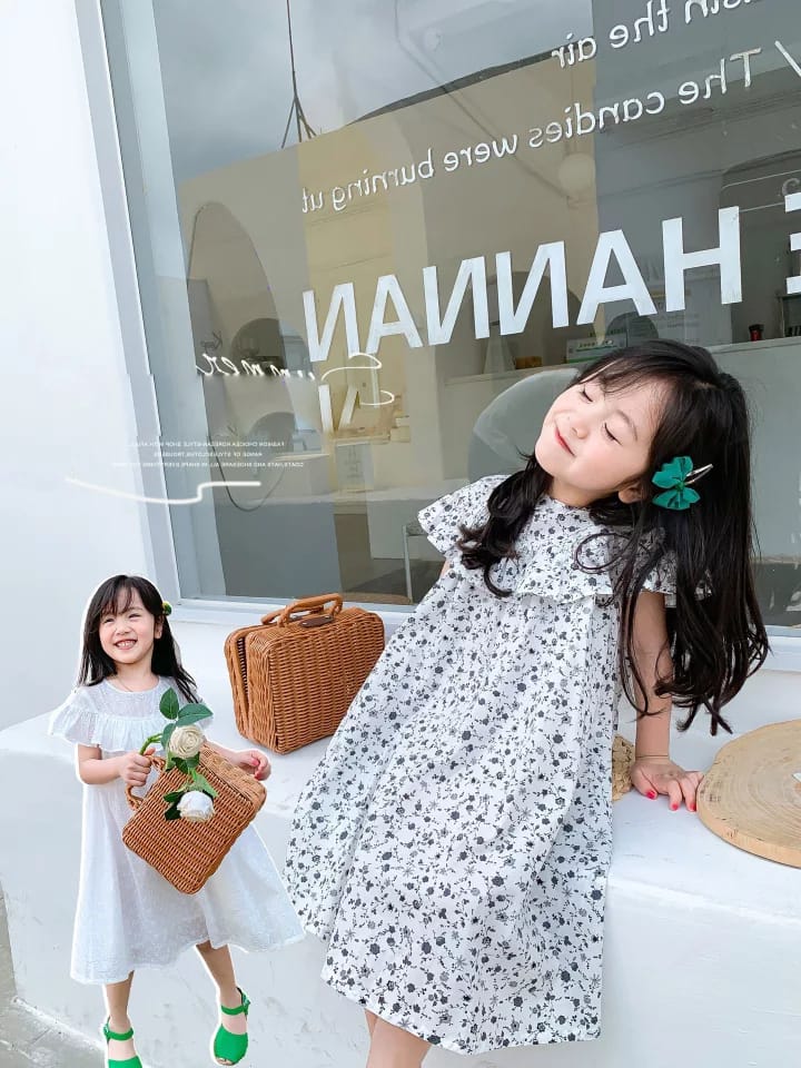 [507331]- Dress Fashion Anak Perempuan - Motif Unique Lace