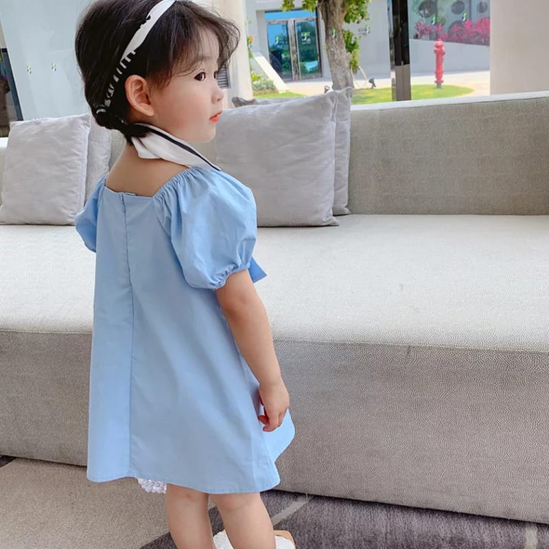 [363352] - Dress Fashion Anak - Motif Beautiful Ribbon