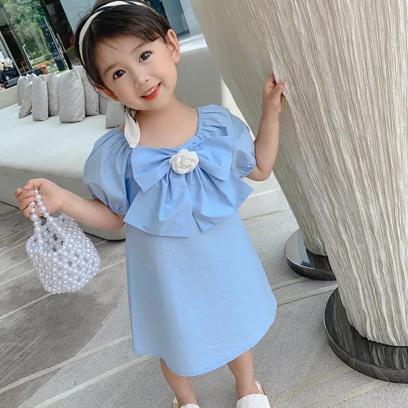 [363352] - Dress Fashion Anak - Motif Beautiful Ribbon