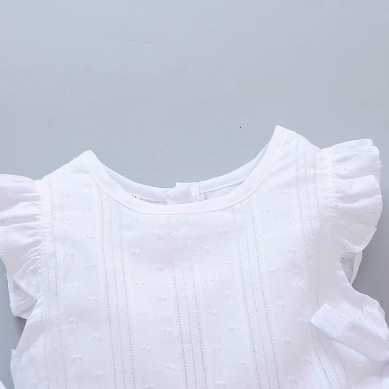 [102371] - Baju Setelan Kutung Anak Perempuan - Motif Waist Strap