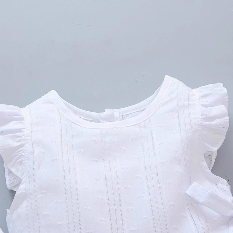 [102371] - Baju Setelan Kutung Anak Perempuan Import  - Motif Waist Strap