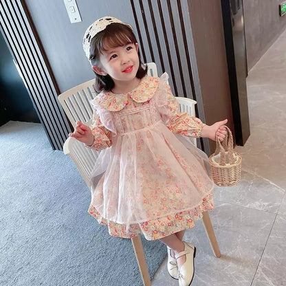 [363417] - Dress Fashion Anak Perempuan - Motif Beautiful Flower