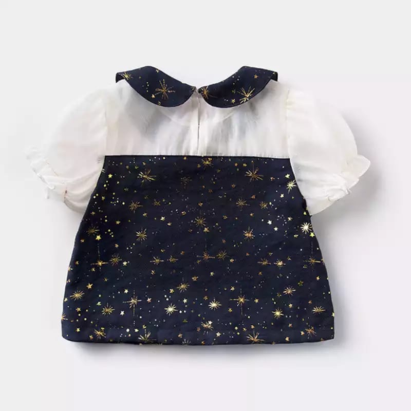 [363437] - Setelan Blouse Ootd Fashion Anak Perempuan - Motif Outer Space