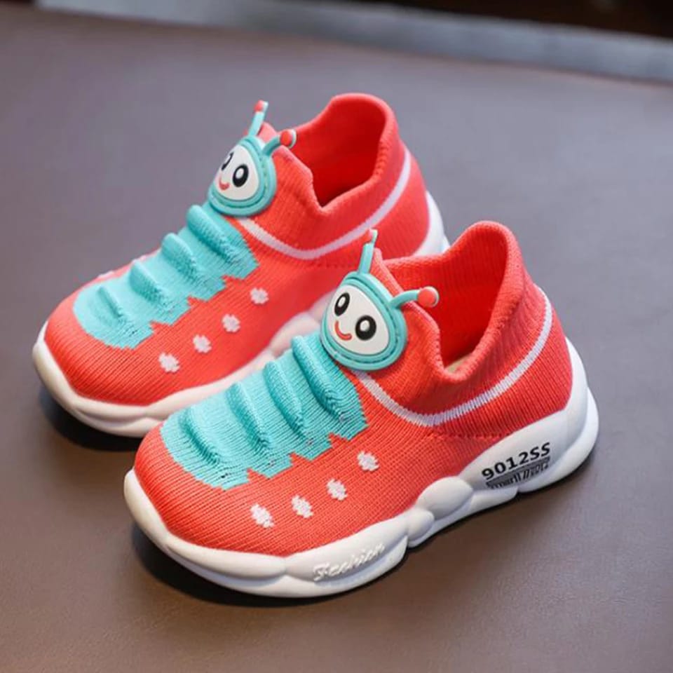 [343207] - Sepatu Anak Lucu Style Sporty Import - Motif Friendly Worm