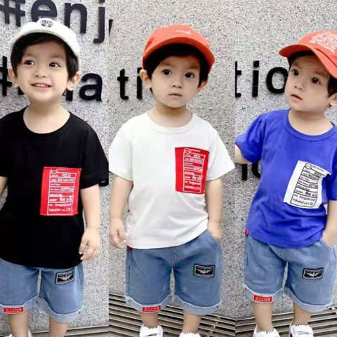 [001334] - Setelan Ootd Fashion Anak - Motif Letter Column