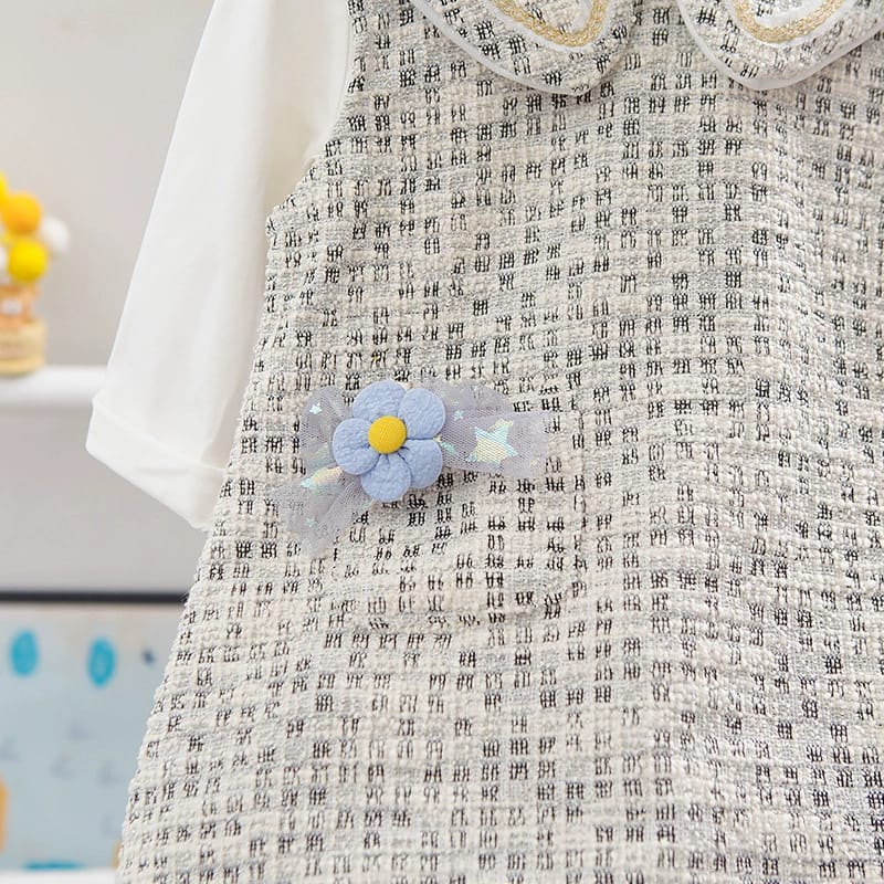 [345312] - Dress 2 in 1 Fashion Anak Perempuan - Motif Elegant Color