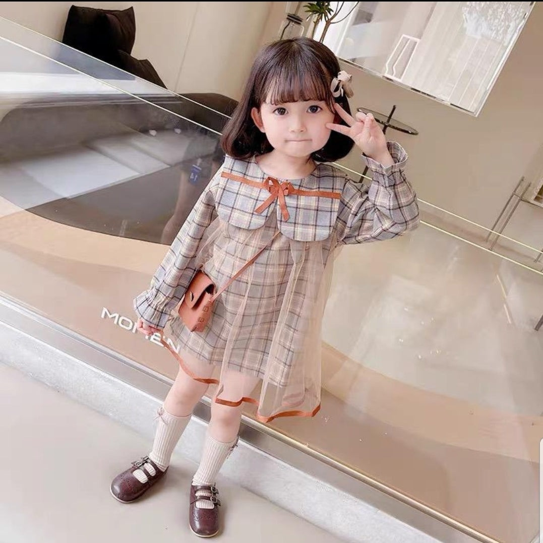 [001380] - Fashion Dress Anak Perempuan - Motif Middle Ribbon