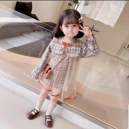 [001380] - Fashion Dress Anak Perempuan - Motif Middle Ribbon